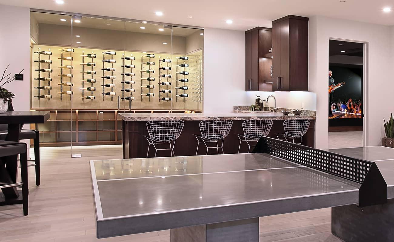 Poulter Cellars Pagosa 1 modern wine cellar