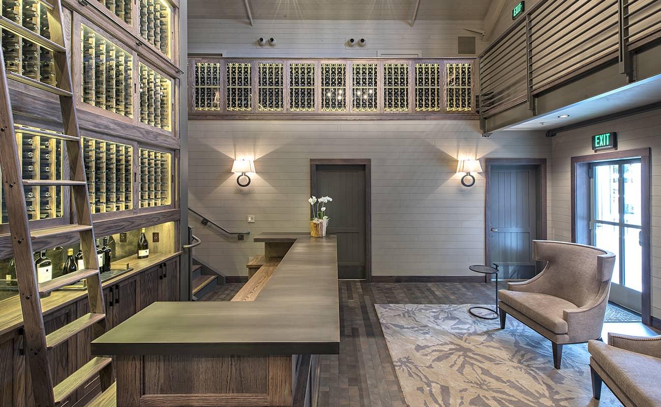 Alpha Omega Winery Wine Racks