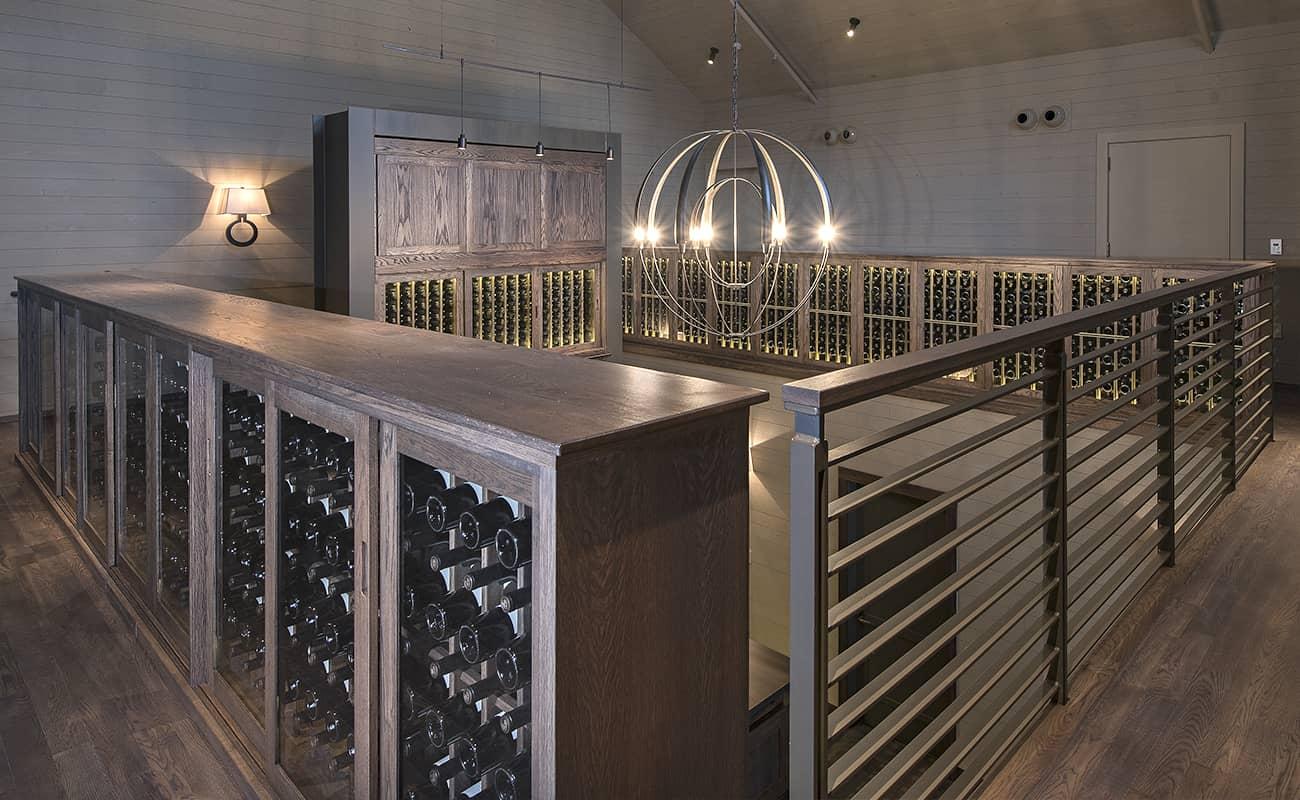 Alpha Omega Winery Wine Racks