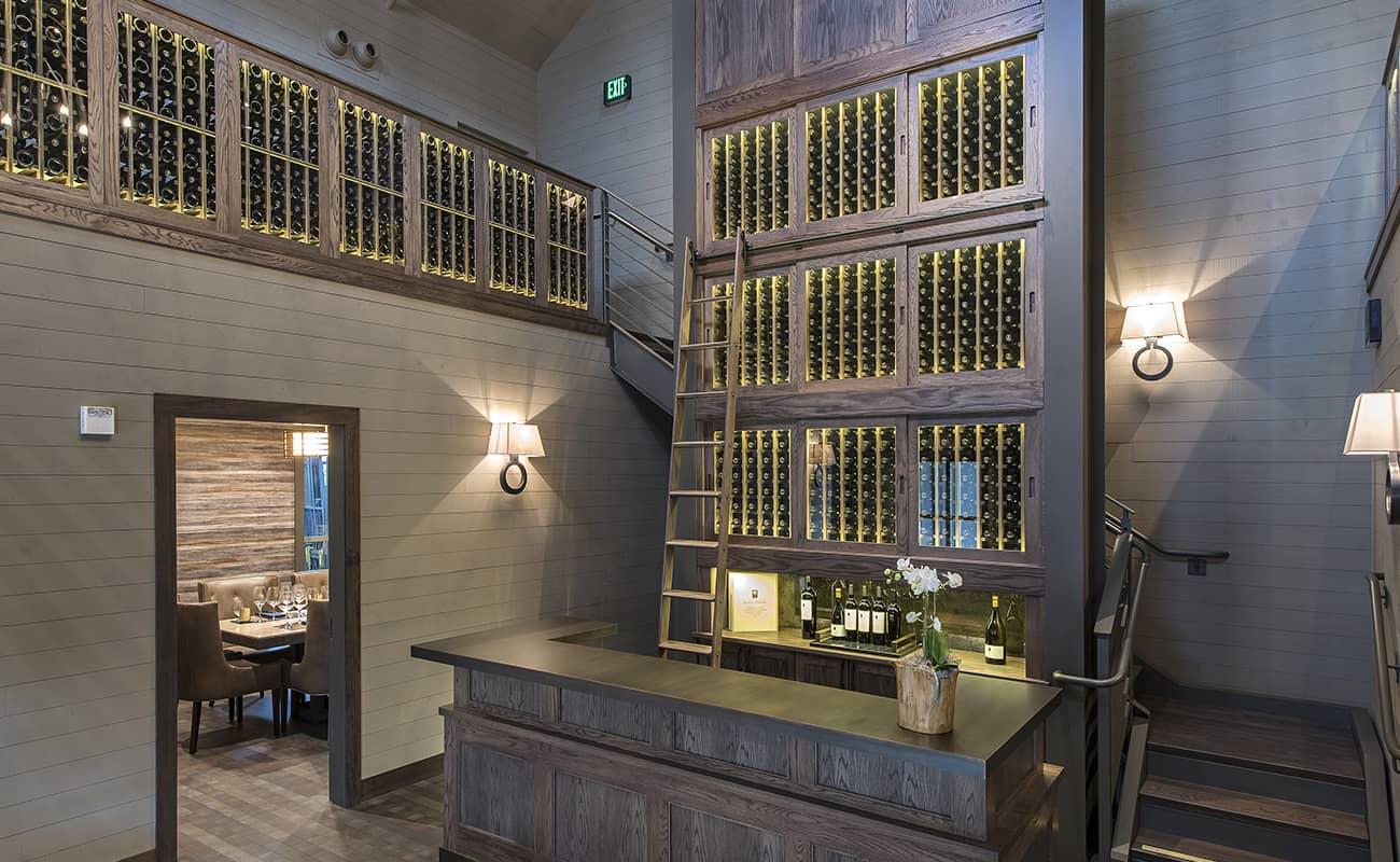 Alpha Omega Winery Wine Racks