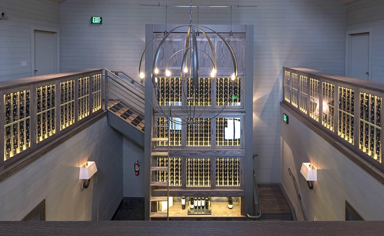 Alpha Omega Winery Wine Racks