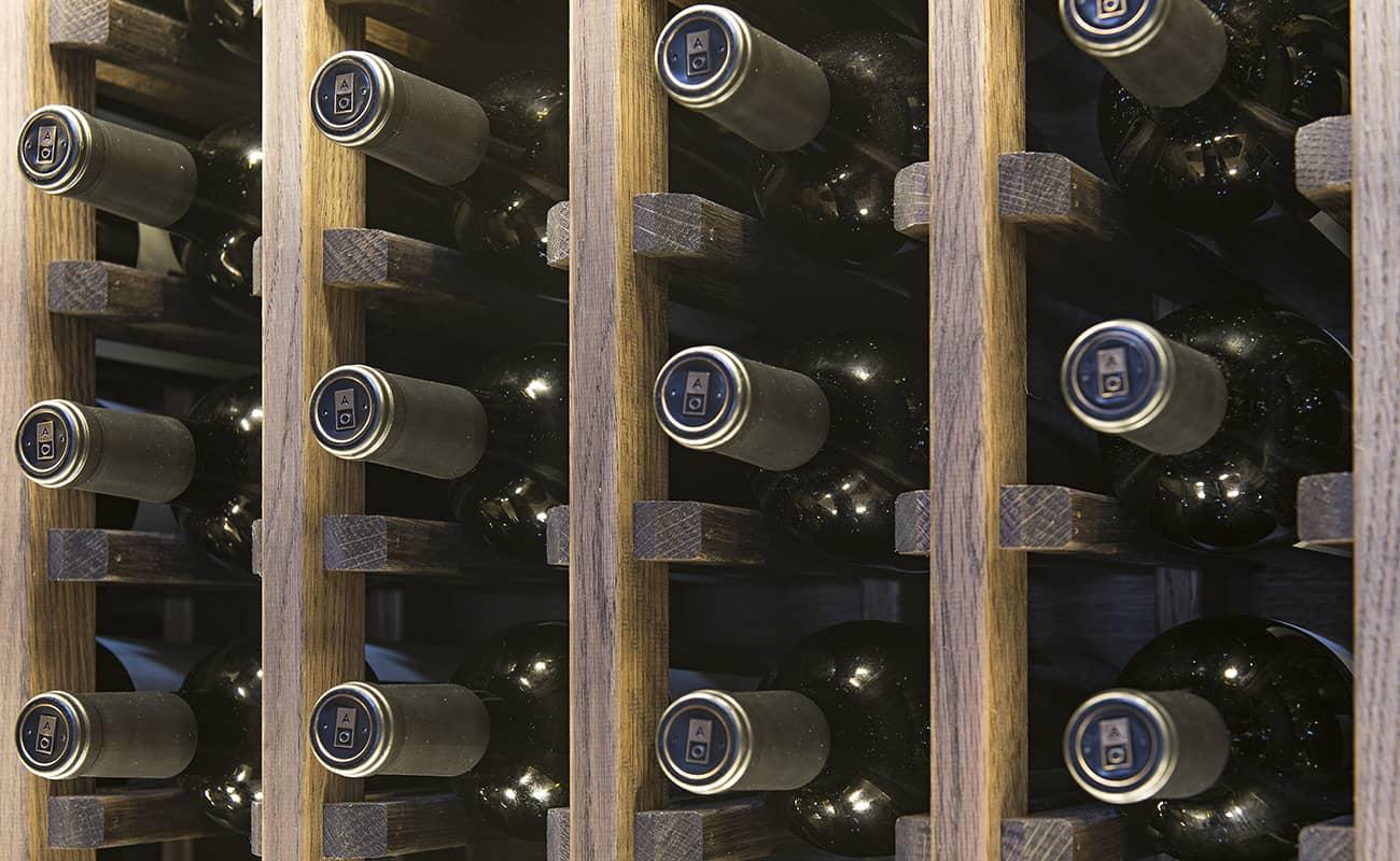 Alpha Omega Winery Wine Racks