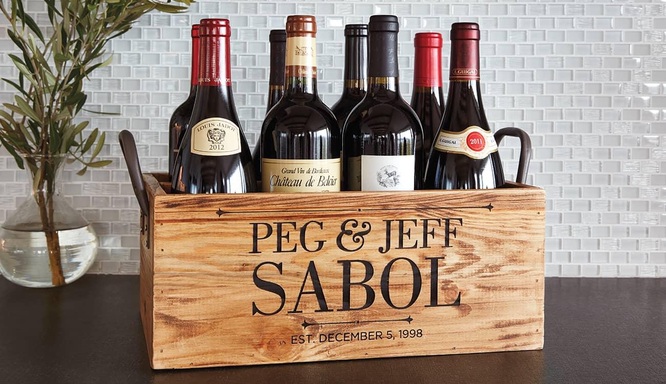 Personalized Wine Carrier