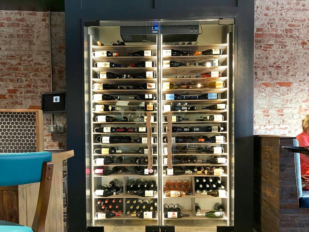 Custom Wine Cabinet.