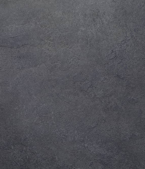 Dark colored stone floor